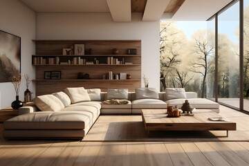 A modern living space inspired by Scandinavian design