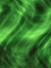 Fluid energy art vertical wallpaper green design
