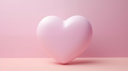 A pink heart on a pink background