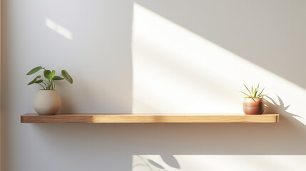 Functional Chic: Storage Organization in a Modern Living Room with Floating Shelf