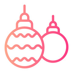 bauble gradient icon