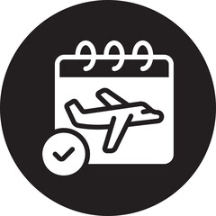 departure glyph icon