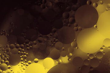 golden glow background with circles