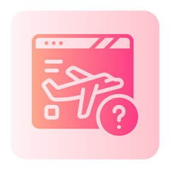 Fototapeta premium unknown gradient icon