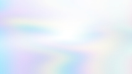Blurred rainbow light refraction texture overlay effect for photo and mockups. Organic drop diagonal holographic flare on a white wall. Shadows for natural light effects - obrazy, fototapety, plakaty
