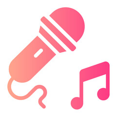 sing gradient icon