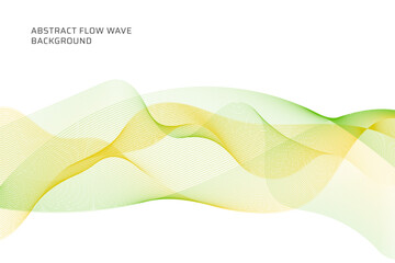 abstract flow wave lines background 