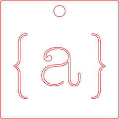 Laser Cut Ready Cool Pendant Template for Letter Charm, Custom Initial in Square Pendant, DIY Pendant Square Pendant Template, Custom Engraving Template for Letter Necklace, Letter A pendant, Cool Art