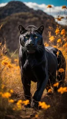 Foto auf Leinwand The Black panther © franco