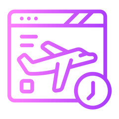 delayed gradient icon