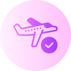 on time gradient icon