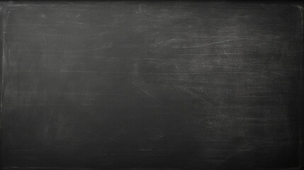 black school board, chalkboard background, texture of chalk, dark wall backdrop, white chalk, horizontal - obrazy, fototapety, plakaty