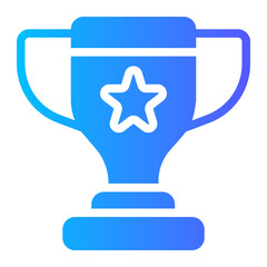 trophy gradient icon