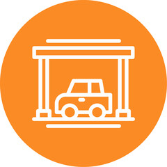 Covered parking Icon