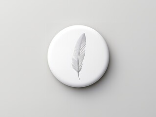 Creative Custom Pin Badge Mockup for Branding and Collectibles - AI Generated