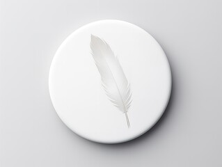 Creative Custom Pin Badge Mockup for Branding and Collectibles - AI Generated