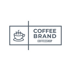 Coffee logo, suitable for coffee shop logo or product brand identity.
