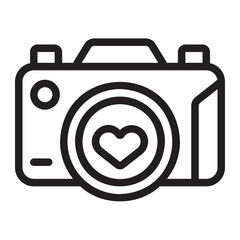 camera line icon