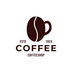Coffee logo, suitable for coffee shop logo or product brand identity.