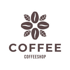 Coffee logo, suitable for coffee shop logo or product brand identity.
