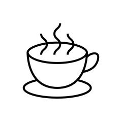 Vector logo template. Coffee love