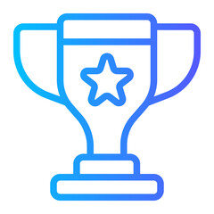 trophy gradient icon