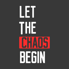 Dynamic Disorder: Letting the Chaos Begin