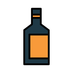 Beer Fall Season Filled Outline Icon