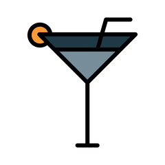 Beach Season Summer Filled Outline Icon