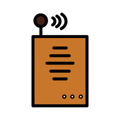 Baby Speaker Sleep Filled Outline Icon