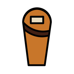 Dream Night Sleep Filled Outline Icon