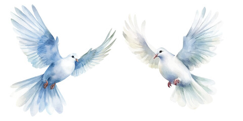 Obraz premium Cute Watercolor of unicorn