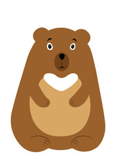 Bear vector image