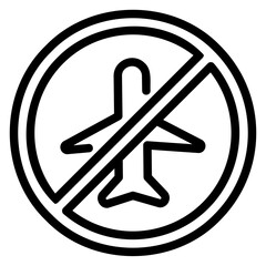 cancelled outline icon