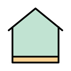 Web Development Home Filled Outline Icon