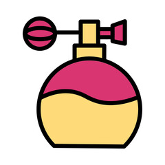 Bottle French Perfume Filled Outline Icon