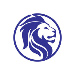 Fototapeta premium Lion logo vector illustration.