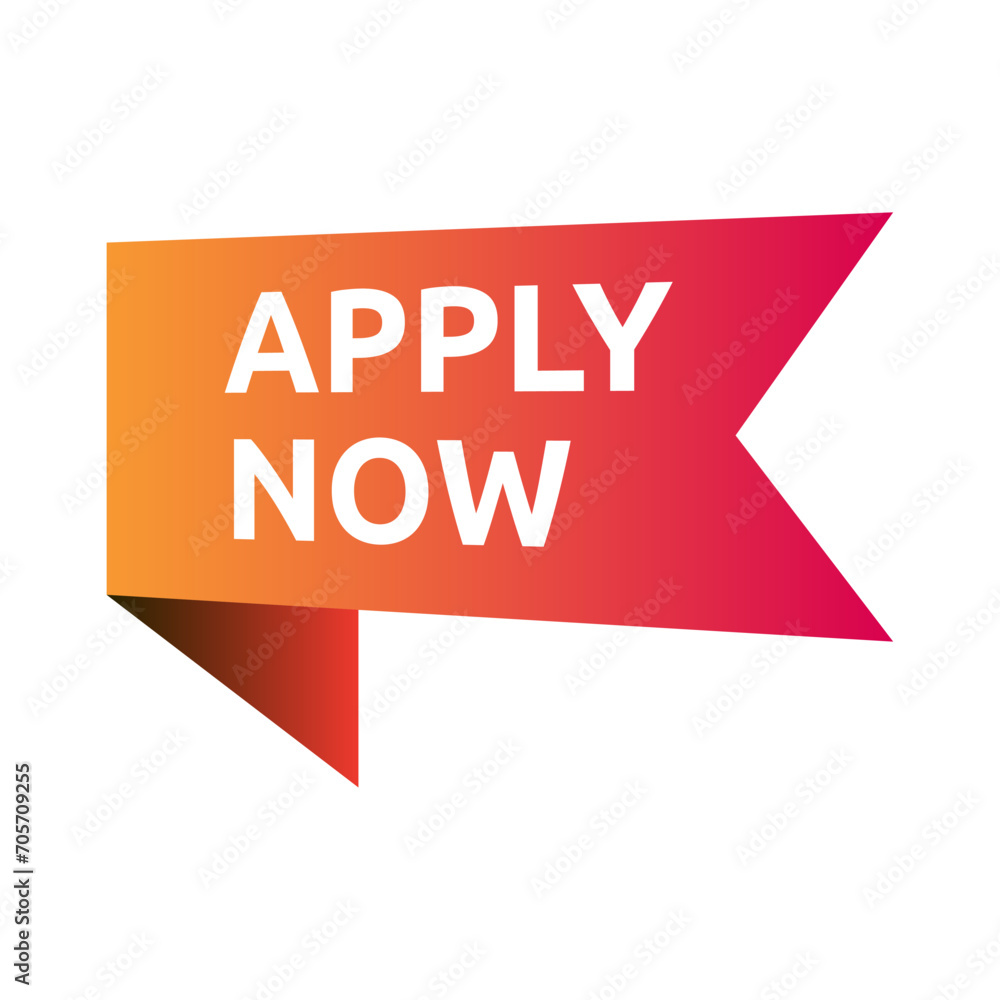 Poster apply now job submit button icon. vector apply now button.