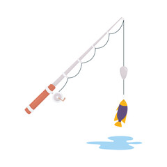 fishing rod illustration