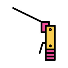 Plasma Welding Tool Filled Outline Icon