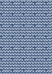 classic wallpaper seamless vintage flower pattern on green background