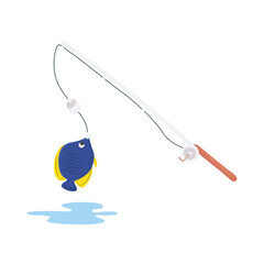 fishing rod illustration