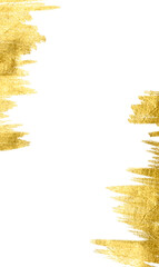 Gold glitter. Gold Glitter shiny swirl. Golden sparkle confetti. Shiny glittering dust. Luxury Border Frame Transparent Background.