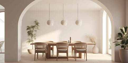 Dining Room Concept Design Mediterranean-inspired