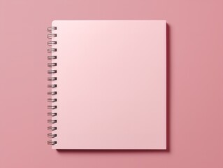 Stylish Spiral Notebook Mockup for Notes and Sketches - AI Generated