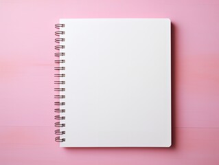 Stylish Spiral Notebook Mockup for Notes and Sketches - AI Generated
