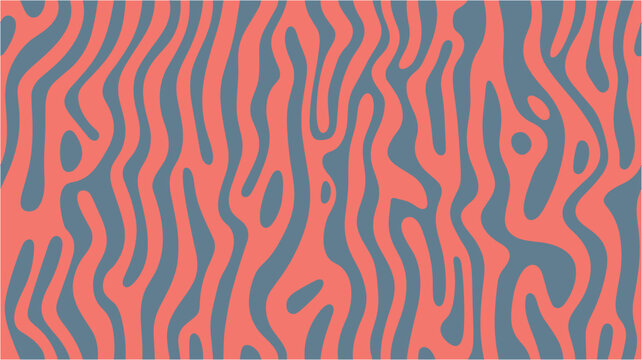 Vector texture with bright waves, vertical curved stripes. Geometric waves texture. Abstract cover. Seamless.