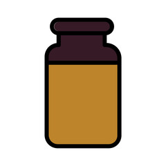 Bottle Dairy Milk Filled Outline Icon