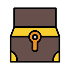 Bag Bills Gold Filled Outline Icon