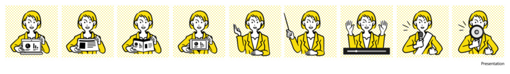 人物イラスト（プレゼン）